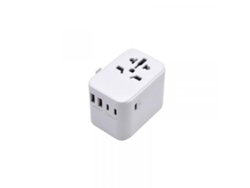 EWENT ADAPTADOR UNIVERSAL DE VIAJE+2USB Y 3USB-C