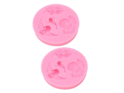 2 Moldes De Silicona Baby Angel Para Pasteles, Chocolate, Azúcar Y Otros Alimentos - Flexibles Y Fáciles De Limpiar.