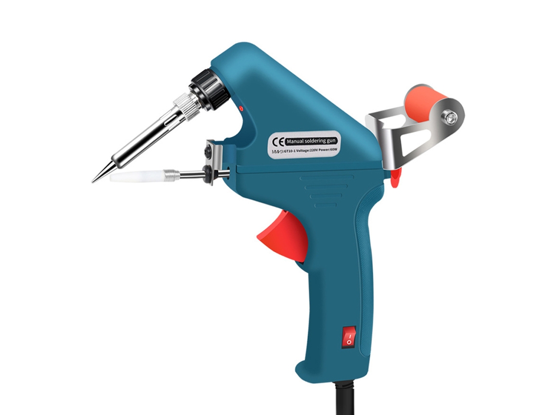 Herramienta De Soldadura Automática De 60 W Con Alimentador De Estaño Portátil Para Reparaciones Electrónicas Y Proyectos De Bricolaje.