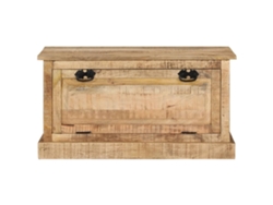 Banco Zapatero Organizador en Madera de Mango Maciza 85X40X45 Cm