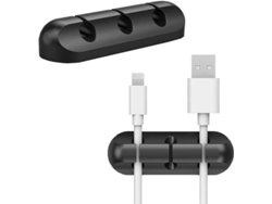 Organizador De Cables Con Agarre Firme, Soporte Para Cables De Alimentación, Usb Y Ratón Para Oficina Y Hogar (3)