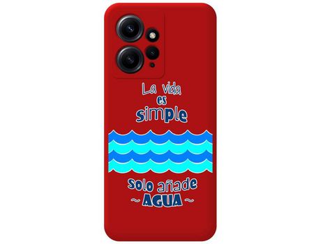 Carcasa para Xiaomi Redmi Note 12 4G TUMUNDOSMARTPHONE Rojo