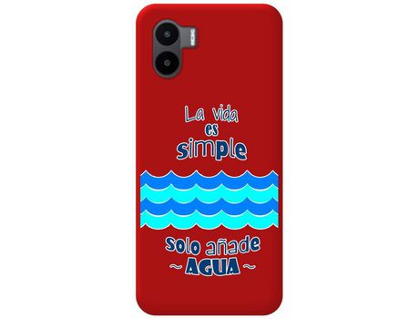 Carcasa para Xiaomi Redmi A2 TUMUNDOSMARTPHONE Rojo
