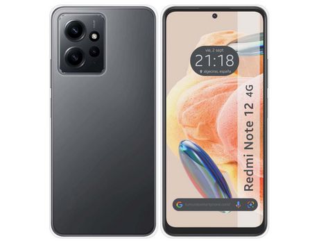Carcasa para Xiaomi Redmi Note 12 4G TUMUNDOSMARTPHONE Transparente
