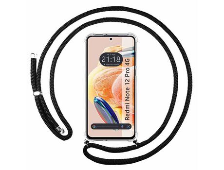 Carcasa para Xiaomi Redmi Note 12 Pro 4G TUMUNDOSMARTPHONE Negro