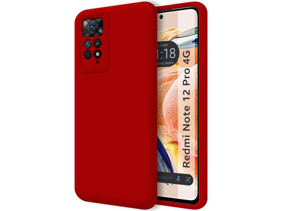 Carcasa para Xiaomi Redmi Note 12 Pro 4G TUMUNDOSMARTPHONE Rojo