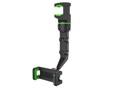 Soporte Coche / Escritorio Smartphone de 4'' a 6.8'' Giratorio a 360° LINQ Negro