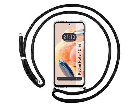 Carcasa para Xiaomi Redmi Note 12 4G TUMUNDOSMARTPHONE Negro