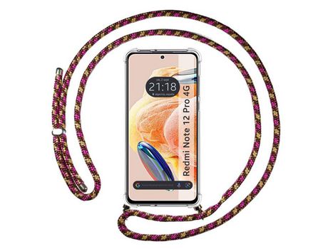 Carcasa para Xiaomi Redmi Note 12 Pro 4G TUMUNDOSMARTPHONE Rosa