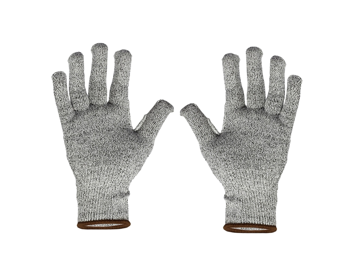 Guantes transpirables resistentes a cortes de nivel 5 para trabajos mecánicos (ancho de mano: 8-9 cm)