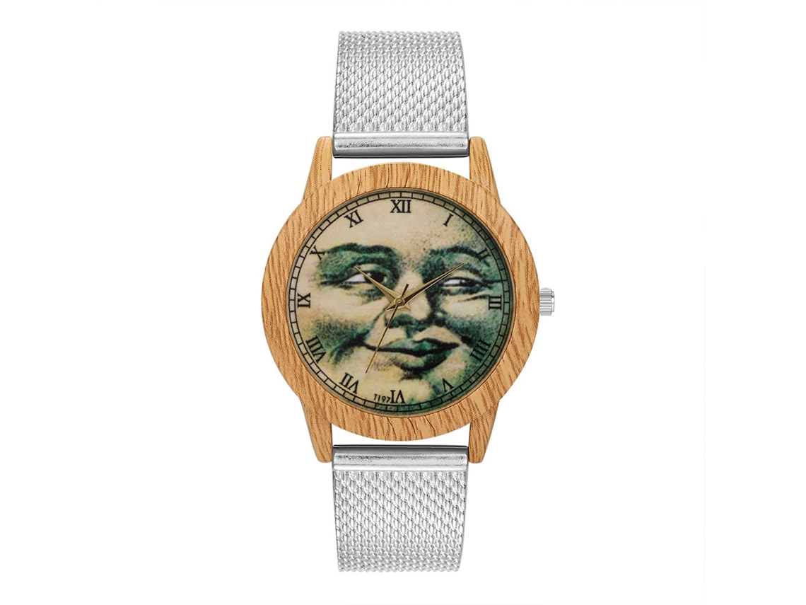 Reloj De Pulsera Analógico Con Correa De Malla Para Hombre Y Mujer, Cuarzo Plateado, Estilo Casual.