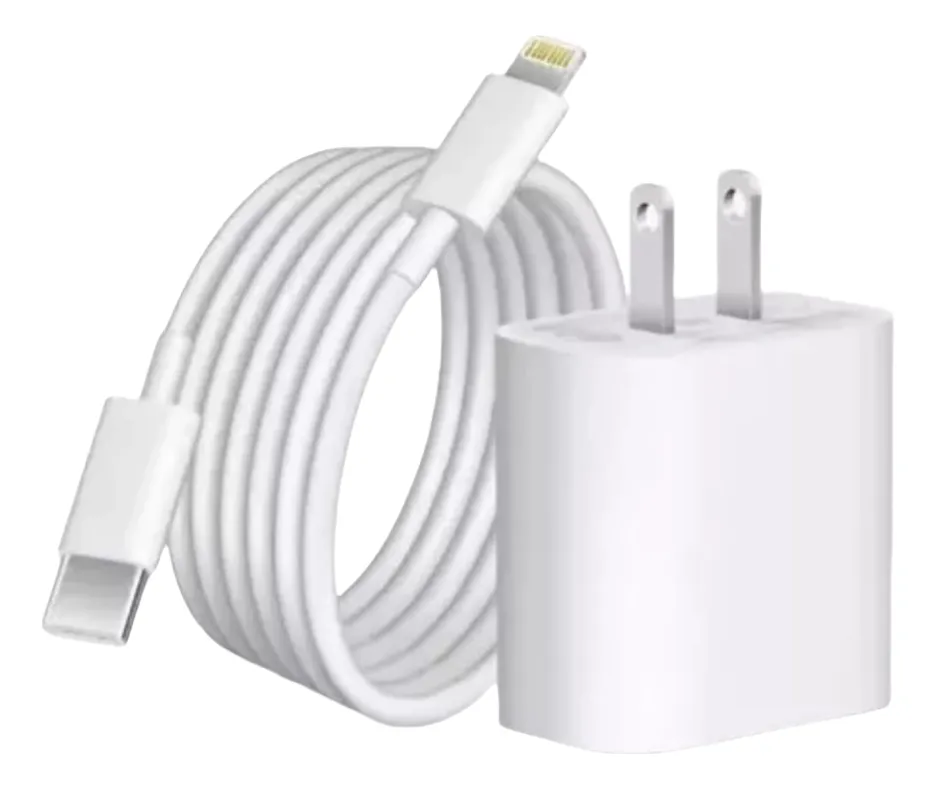Cargador flash OEM de 20 W para iPhone 8, 11, 12, 13, 14 XE iPadslowmoose
