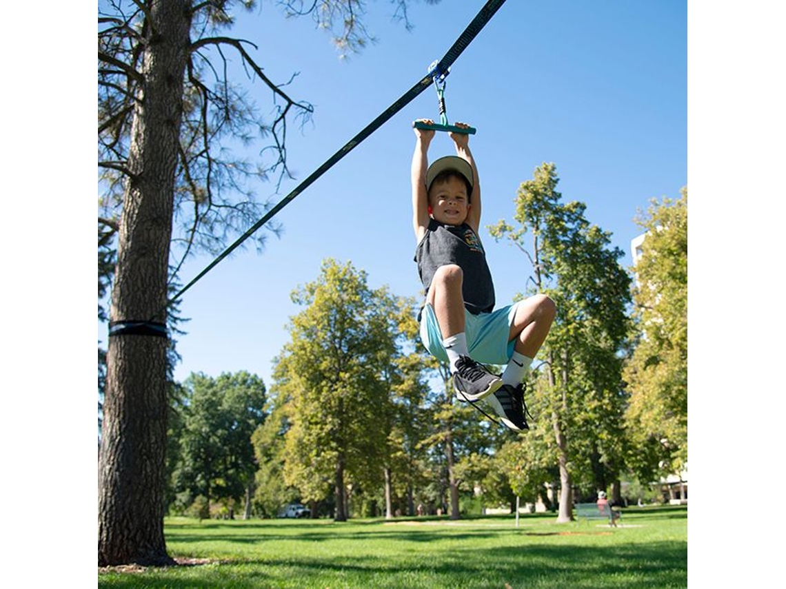 Tirolesa Roller Adventure Line 11m Juguetes para actividades al aire libre Tranvías