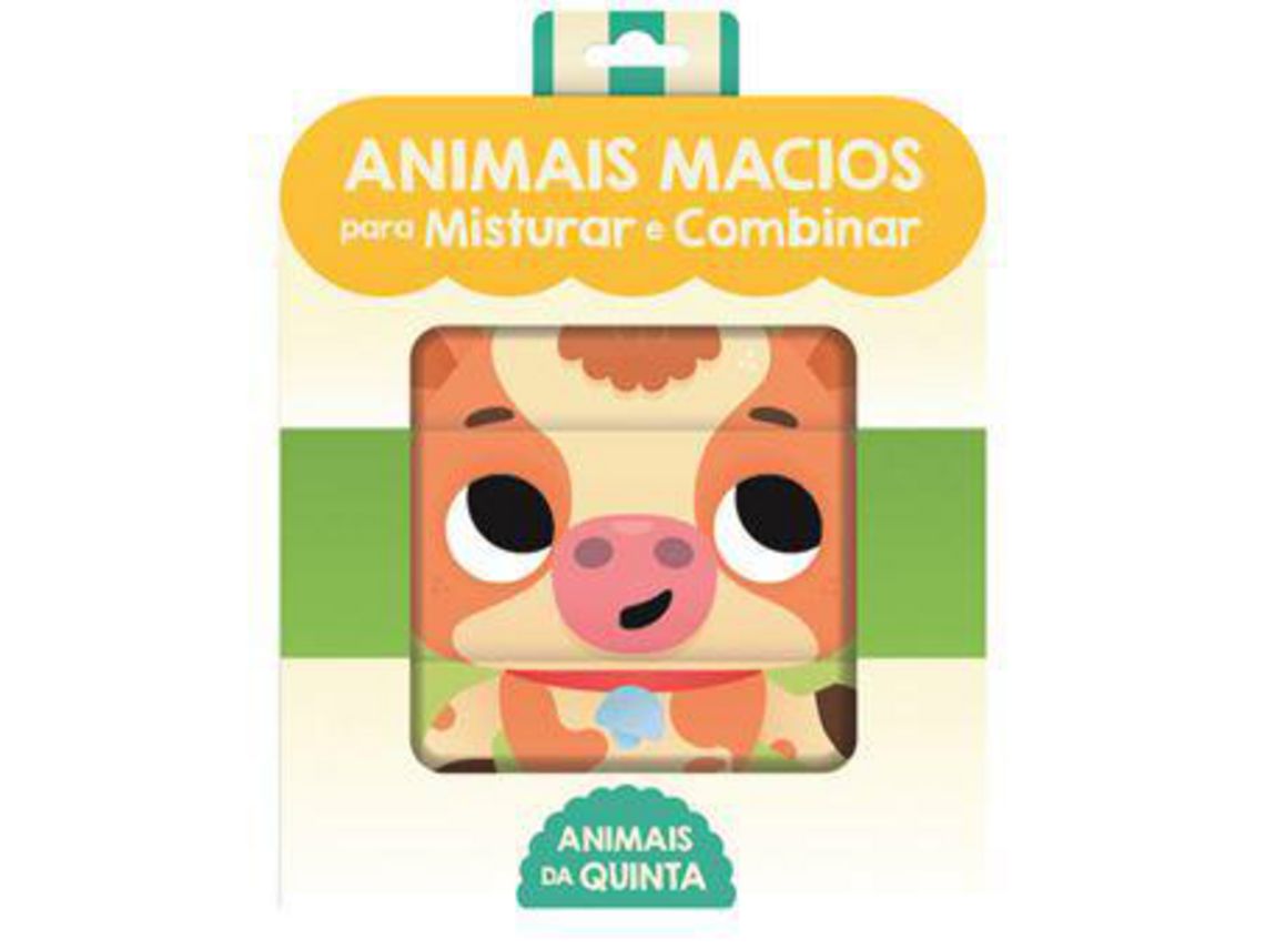Libro Animais Macios para Misturar e Combinar - Animais da Quinta de Yoyo Studios ( Portugués )