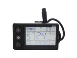 Omni-pantalla Lcd De Conversión Para Patinete Eléctrico Con Conector Impermeable 6p Panel Lcd Para Bicicleta De Montaña Piezas