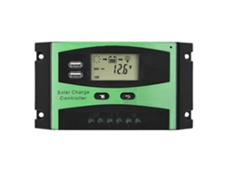 Controlador de carga solar PWM inteligente con pantalla LCD