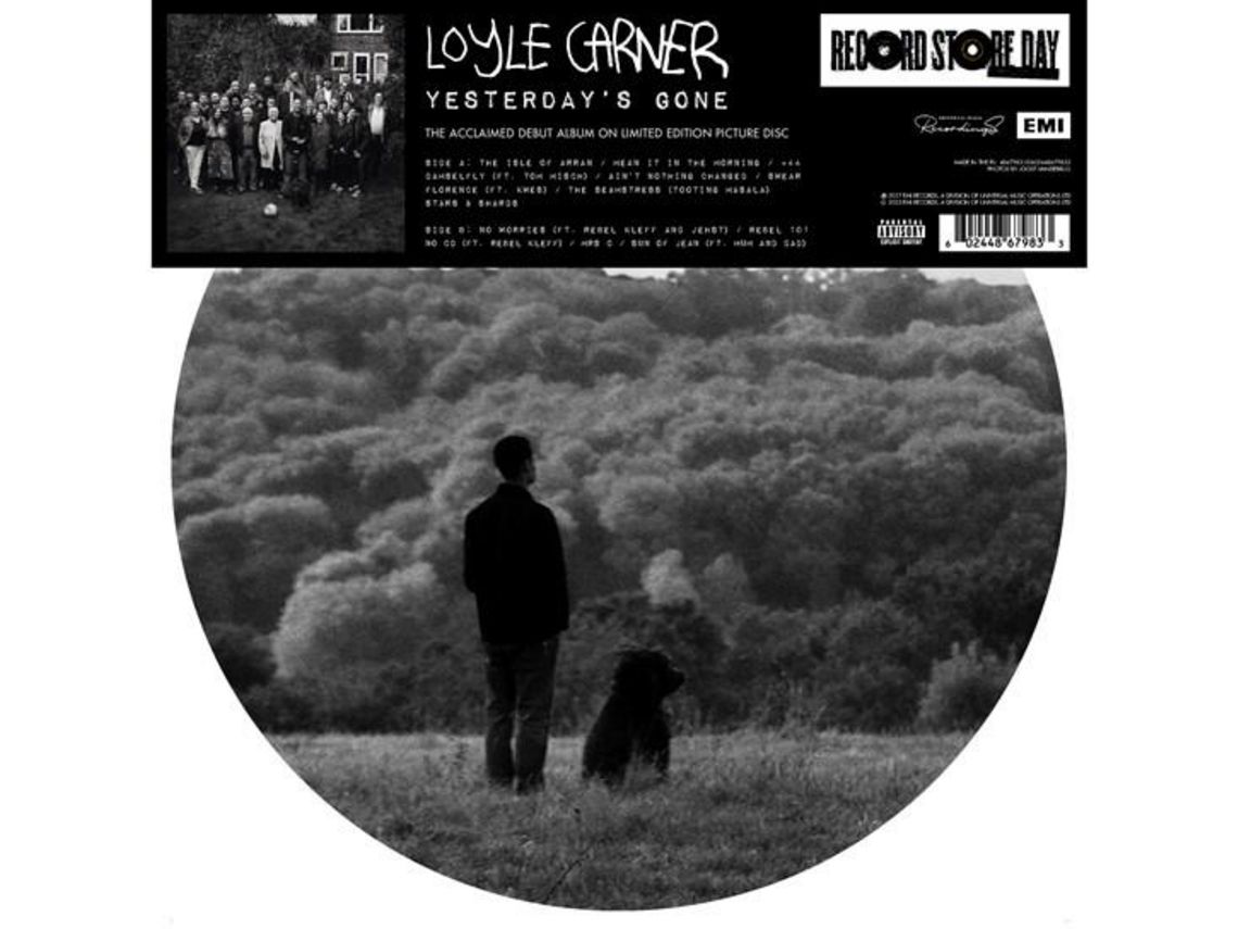 LOYLE CARNER - Yesterday's Gone [VINILO] Picture Disc [EDICIÓN LIMITADA] RSD 2023