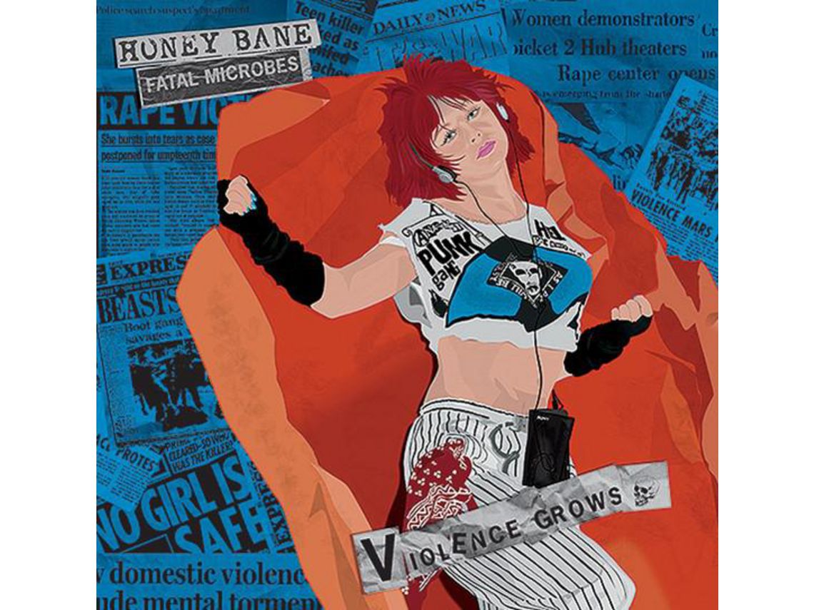 HONEY BANE - Violence Grows [VINILO NEGRO VETEADO] Edición Limitada [RSD 2023]