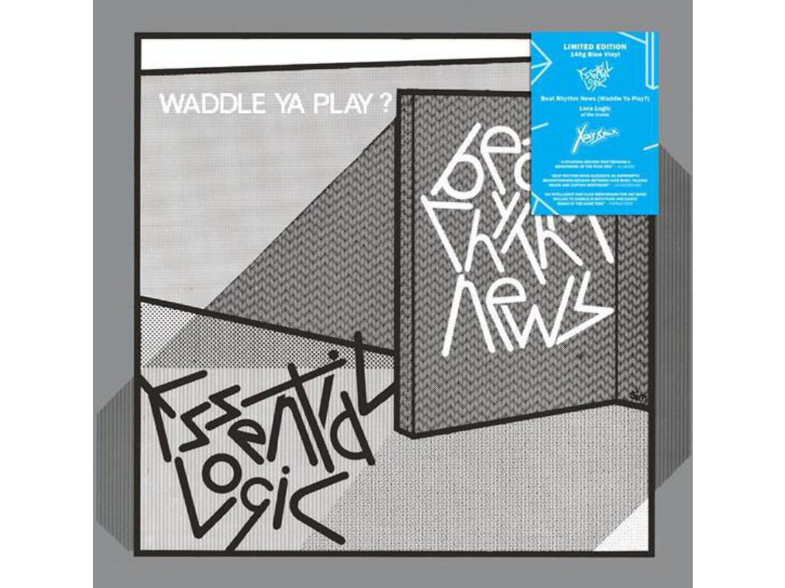 ESSENTIAL LOGIC - Beat Rhythm News - Waddle Ya Play? [VINILO AZUL] Edición Limitada [RSD 2023]