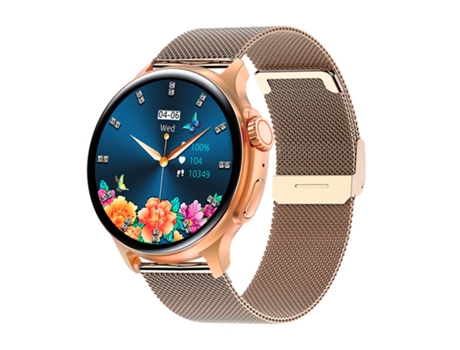 Reloj inteligente, pantalla HD AMOLED de 1,43 pulgadas, más de 100 modos deportivos, resistencia al agua IP68, dorado VEANXIN