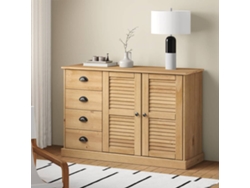 Lovely Home Aparador con Cajones Vigo 113X40X75 Cm Madera de Pino Maciza