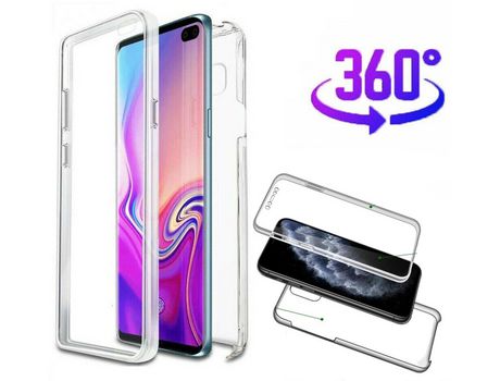 Carcasa para Xiaomi Redmi 9 Clear 360 LUSOSMART Transparente