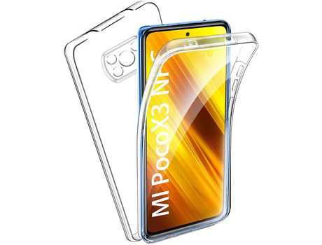 Carcasa para Xiaomi Poco X3 Nfc Clear 360 LUSOSMART Transparente