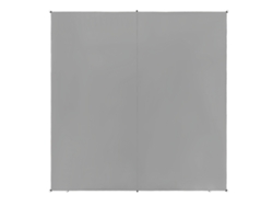 Toldo Vela Cuadrado de Poliéster Gris BELIANI Lukka 300x300 cm