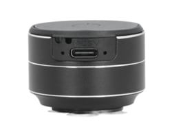Alto-falante De Condução Óssea Sem Fio 3w 4ω 5v Bt5.3 Estéreo Com Cupula Para Cozinha E Exterior Preto
