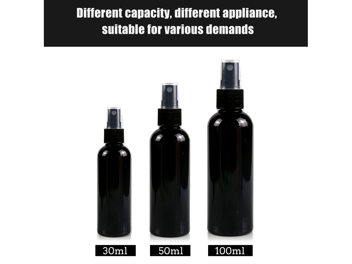Botella Pulverizadora Portátil De Desinfectante A Base De Alcohol, Pequeña Capacidad, 30 Ml/50 Ml/100 Ml, Pp, Salud