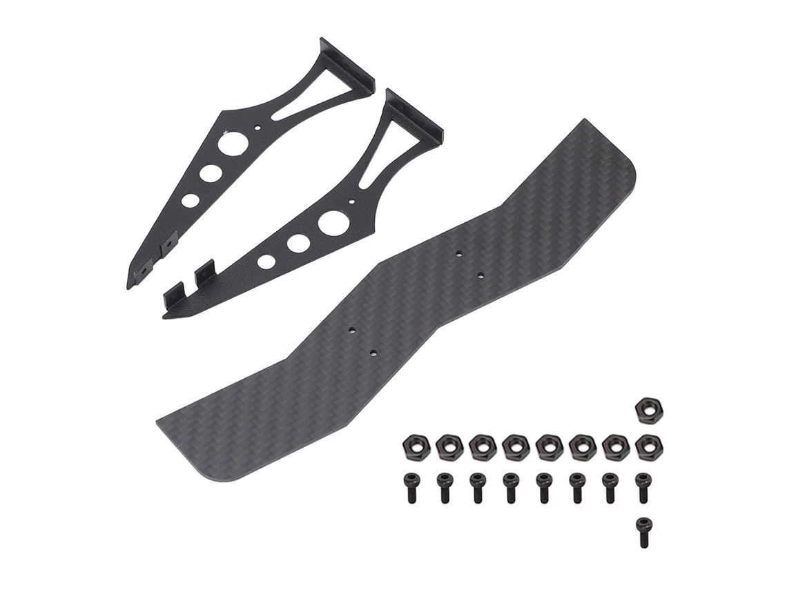 Alerón Trasero Universal De Fibra De Carbono Para Coches Rc 1/10 Tt02 Xv01 Ptg2