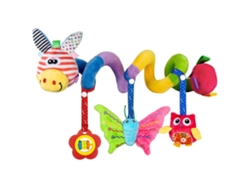 20du26 Juguete colgante en espiral con campana para cochecito de bebé. Regalo educativo.