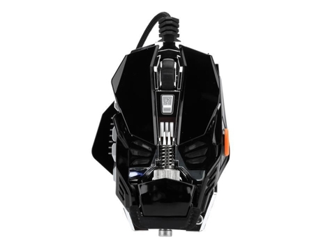 HURRISE Ratón mecánico para juegos Ratón para juegos con cable Bola brillante Juegos de computadora Teclado con cable USB