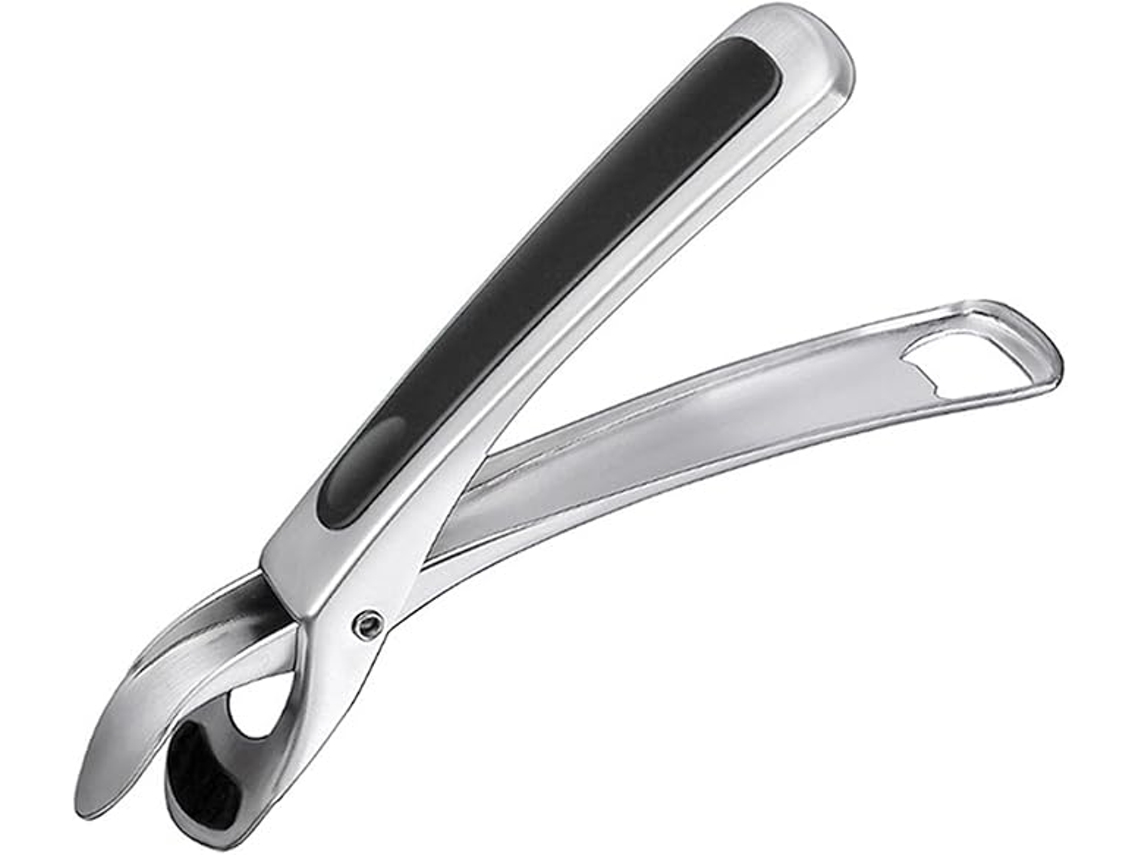 Pinza Cocina Acero Inox Antideslizante Anti Quemadura, Para Platos Y Ollas Calientes
