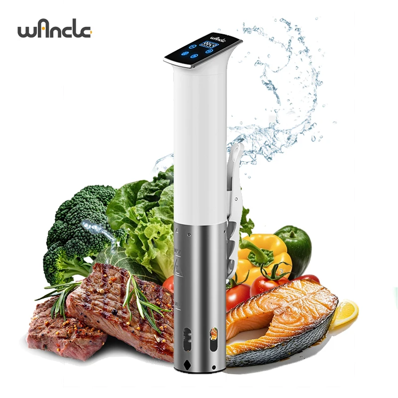 Cocina De Cocción Al Vacío Tipo Sous-vide, Resistente Al Agua Con Certificación Ipx7, 1100 W, Con Control Inteligente Digital De Precisión Mediante Led.