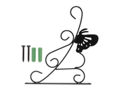 Soporte de pared con gancho para colgar plantas, para interiores y exteriores.