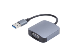 Adaptador USB a VGA, convertidor de audio y vídeo HD