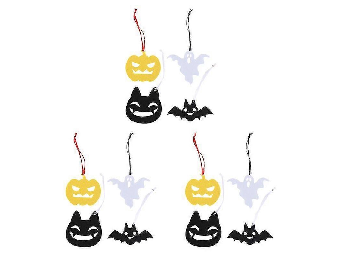 12 piezas de decoraciones colgantes de Halloween para decoración de Halloween Ly Ebike