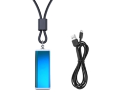 Purificador De Aire Portátil Usb Con Iones Negativos Para Eliminar Polvo Y Humo (azul)