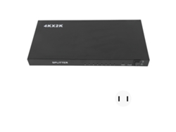 Divisor De Audio Y Vídeo 4k Hd Con 1 Entrada Y 8 Salidas Para Dvd, Decodificadores, Consolas De Videojuegos Y Distribuidores De Señal.