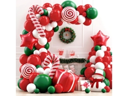 Juego De Globos De Látex Ecológicos Para Fiestas De Cumpleaños: Decoración Versátil.