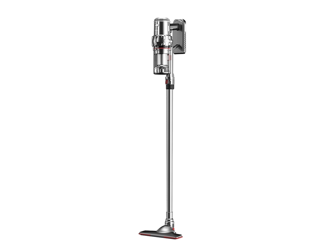 Aspiradora inalámbrica DAM de 2000 W, succión ciclónica, batería de larga duración con accesorios y tecnología de separación de polvo.