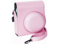 Estuche WJS Piel Fujifilm Instax Mini 8/Mini 8+/Mini 9 Instant Camera (Rosa)