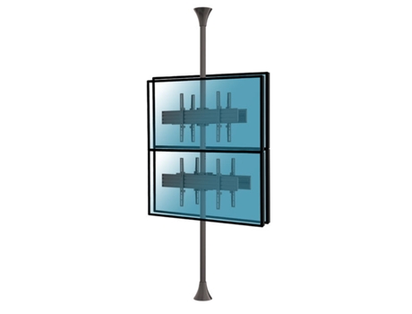 Soporte de suelo-techo para 4 TV 32''-75'', Vesa 600x400 Altura 240 cm