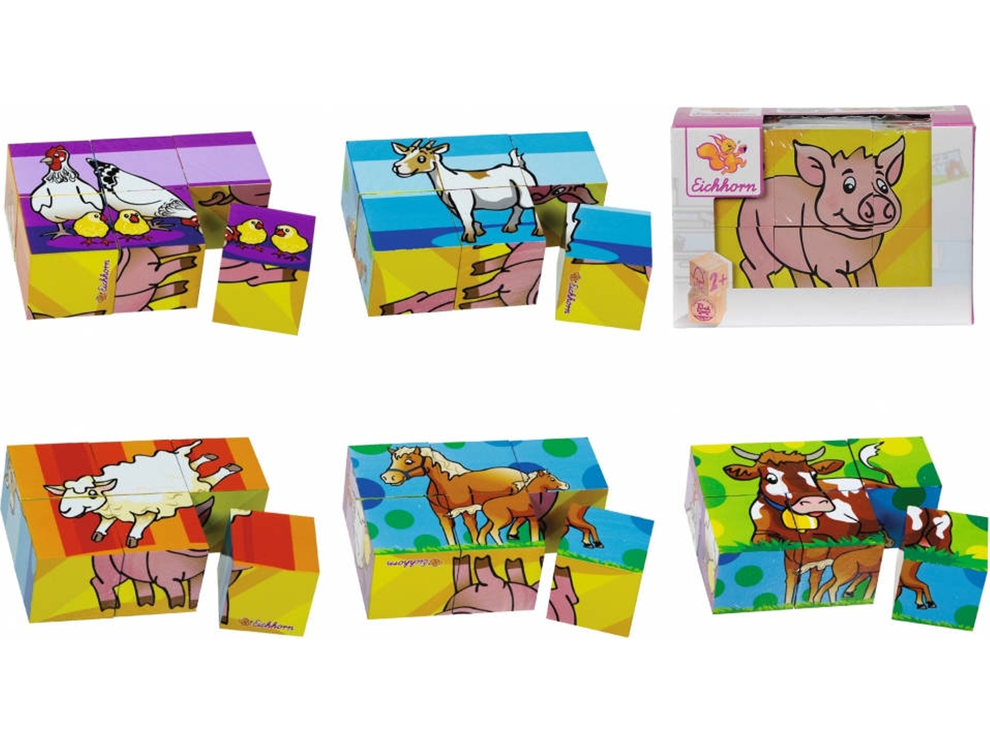 Puzzle EICHHORN Animales (Edad Mínima: 2)