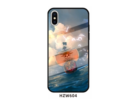 Casing ponsel anime one piece untuk iphone 12 13 pro max 6s 7 plus xs luffy zoro gambar penutup ponsel kaca antigores hadiah mainan anak-anak