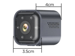 Cámara espía oculta para el hogar, inalámbrica, wifi, con aplicación para teléfono, batería de larga duración, modo de espera, visión nocturna, Yizhood