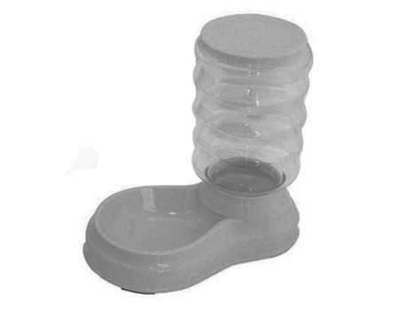 Comedero y Bebedero MISTERZOO Gris (3500 ml)