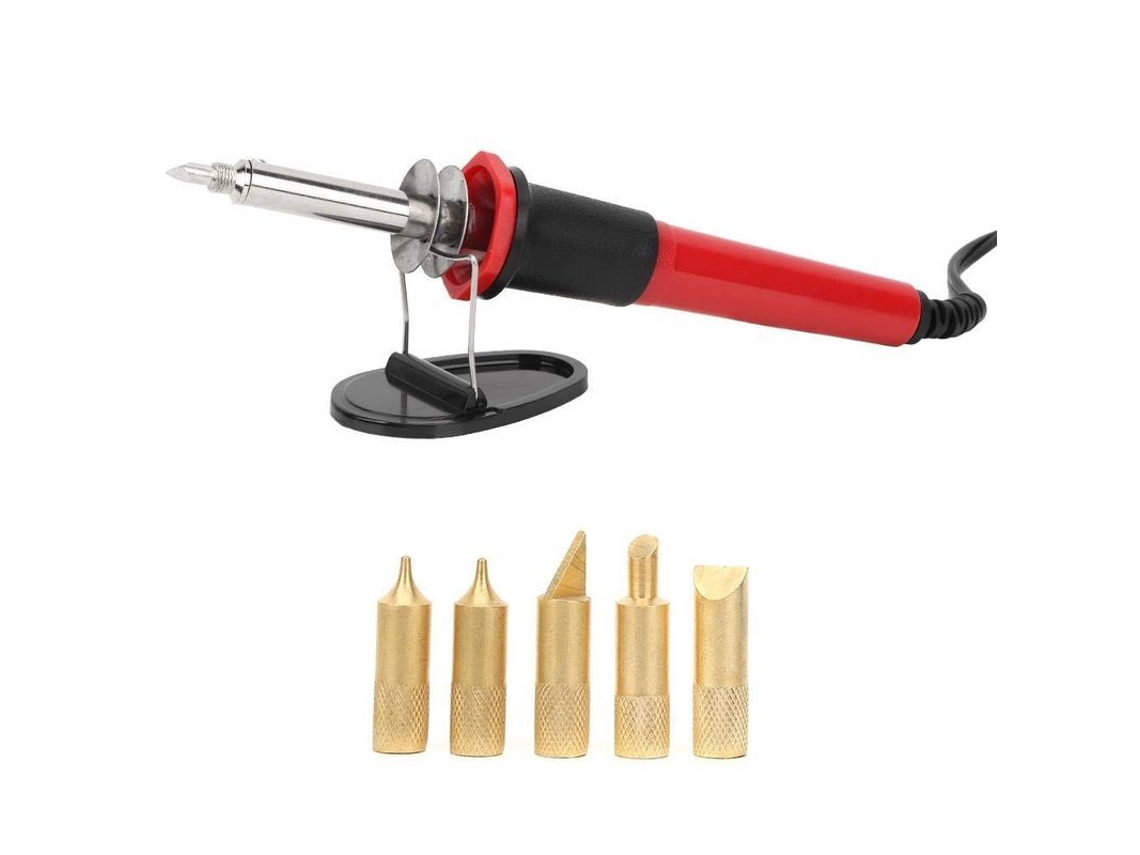 Kit De Bolígrafo Para Pirograbado Con 7 Puntas, Resistente A Altas Temperaturas, Para Metal Y Vidrio (norma Europea 100-220v).
