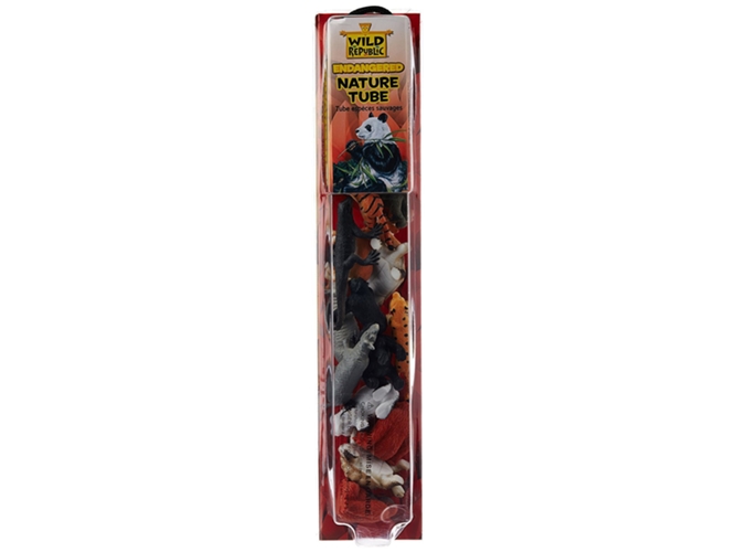 Tubo de Figuras WILD REPULIC Nature Tube Animales en Extinción